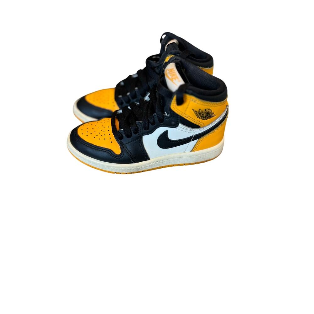 Nike boys Jordan 1 retro high tops size 12 yellow